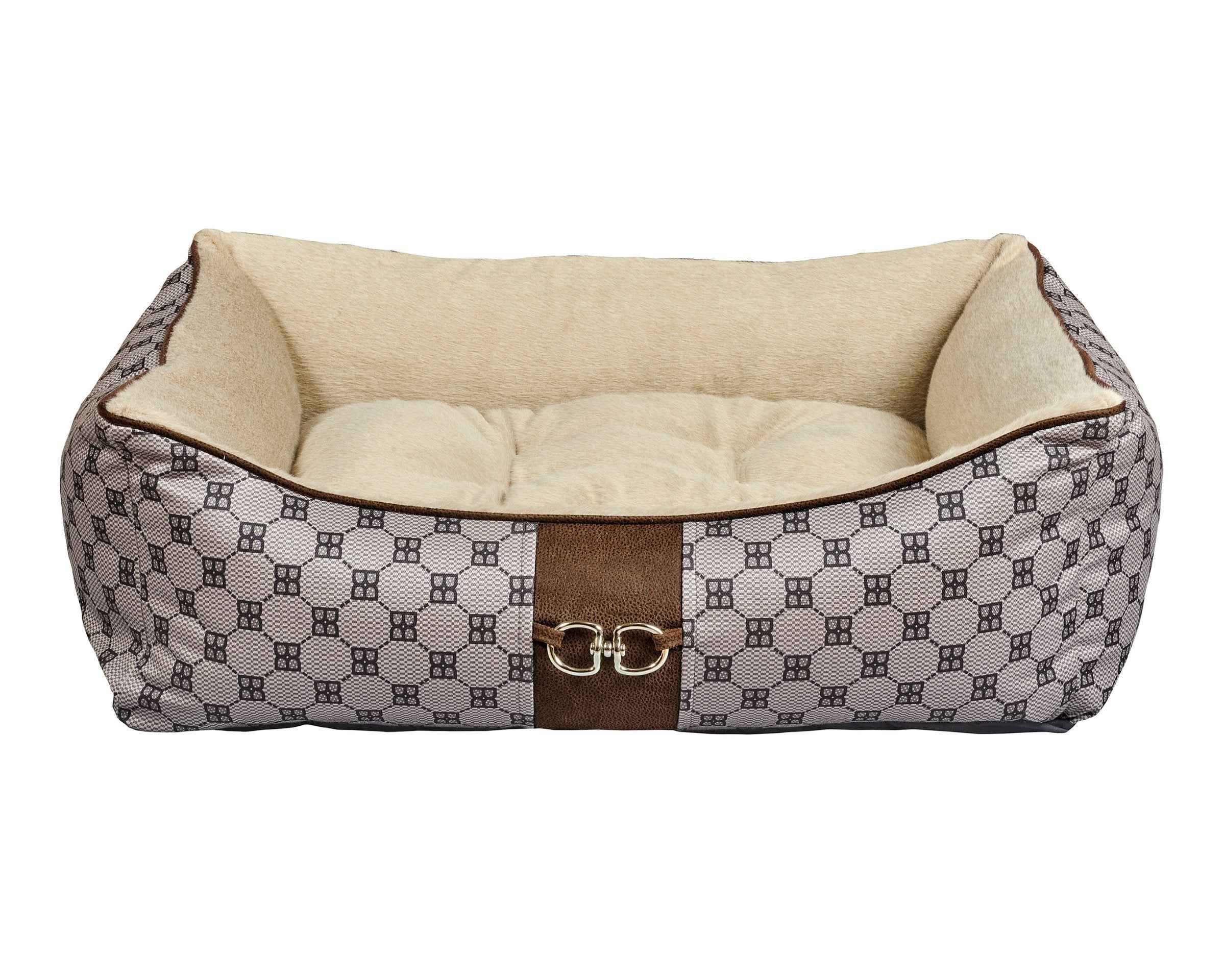 Bowsers Signature Scoop Bolster Dog Bed – Easy-Entry Bolster Support