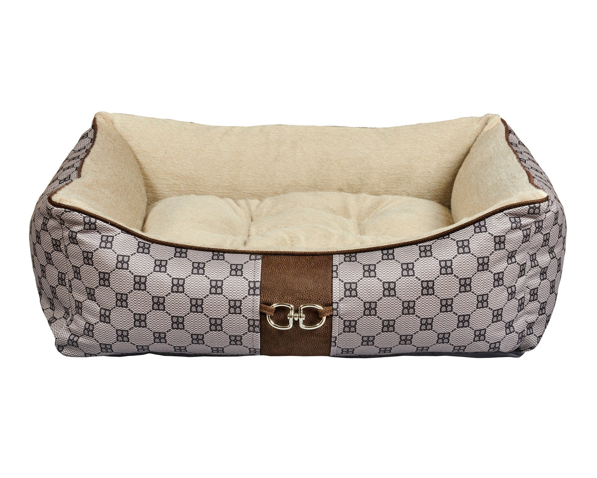 Bowsers Signature Scoop Bolster Dog Bed - Easy-Entry Bolster Support