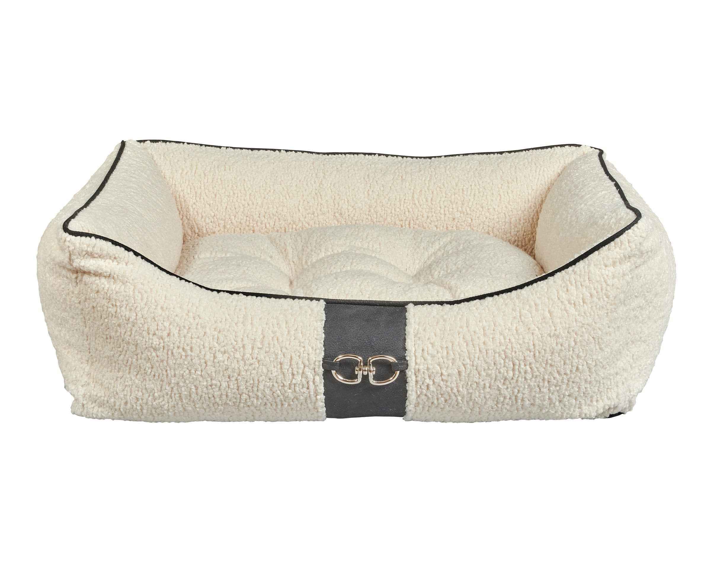 Bowsers Signature Scoop Bolster Dog Bed – Easy-Entry Bolster Support