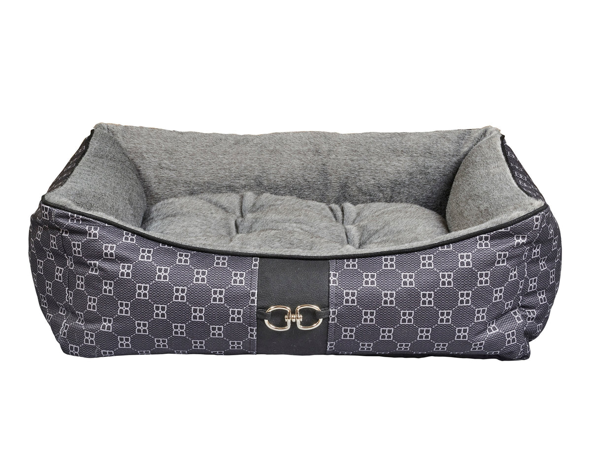 Bowsers Signature Scoop Bolster Dog Bed - Easy-Entry Bolster Support