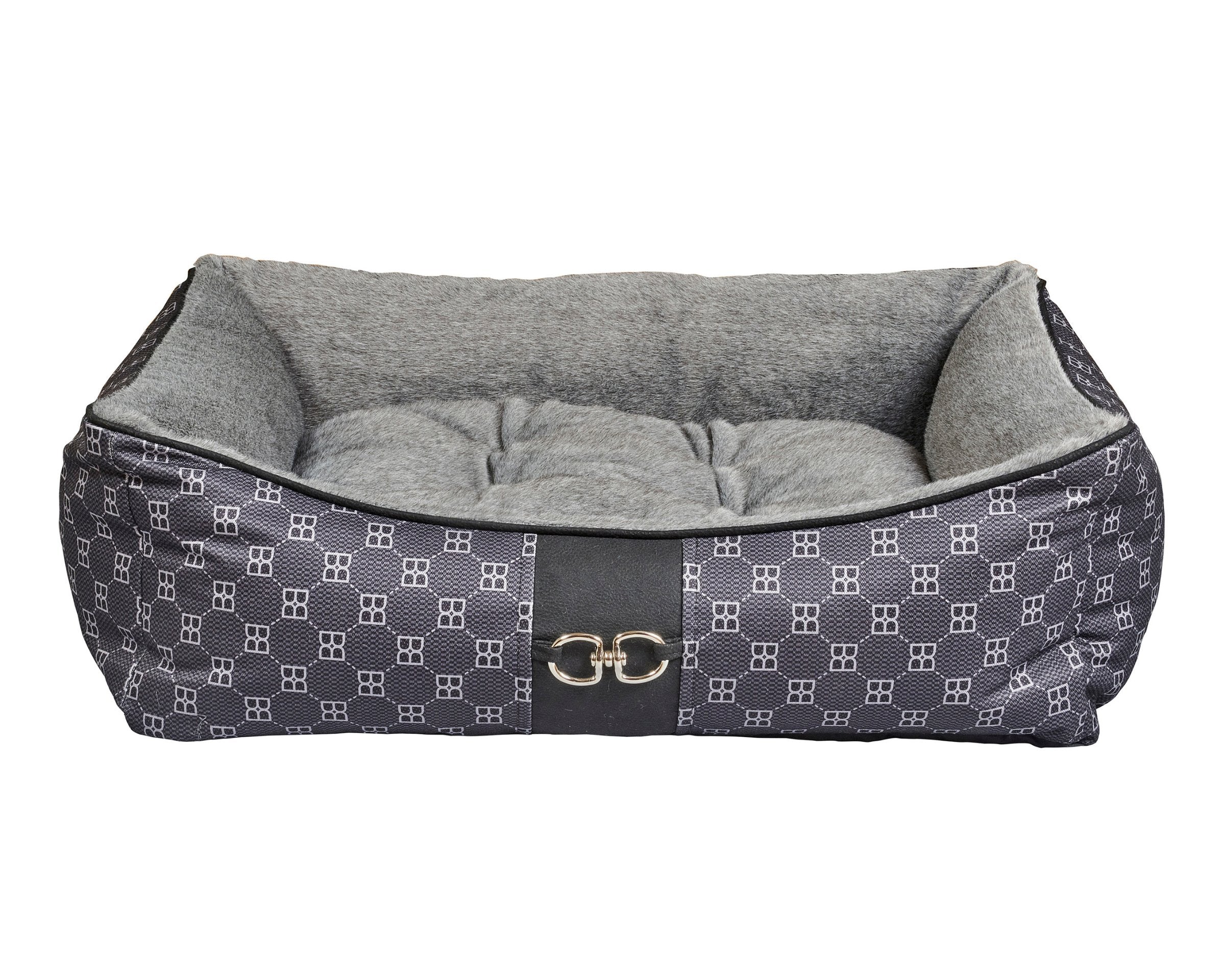 Bowsers Signature Scoop Bolster Dog Bed – Easy-Entry Bolster Support