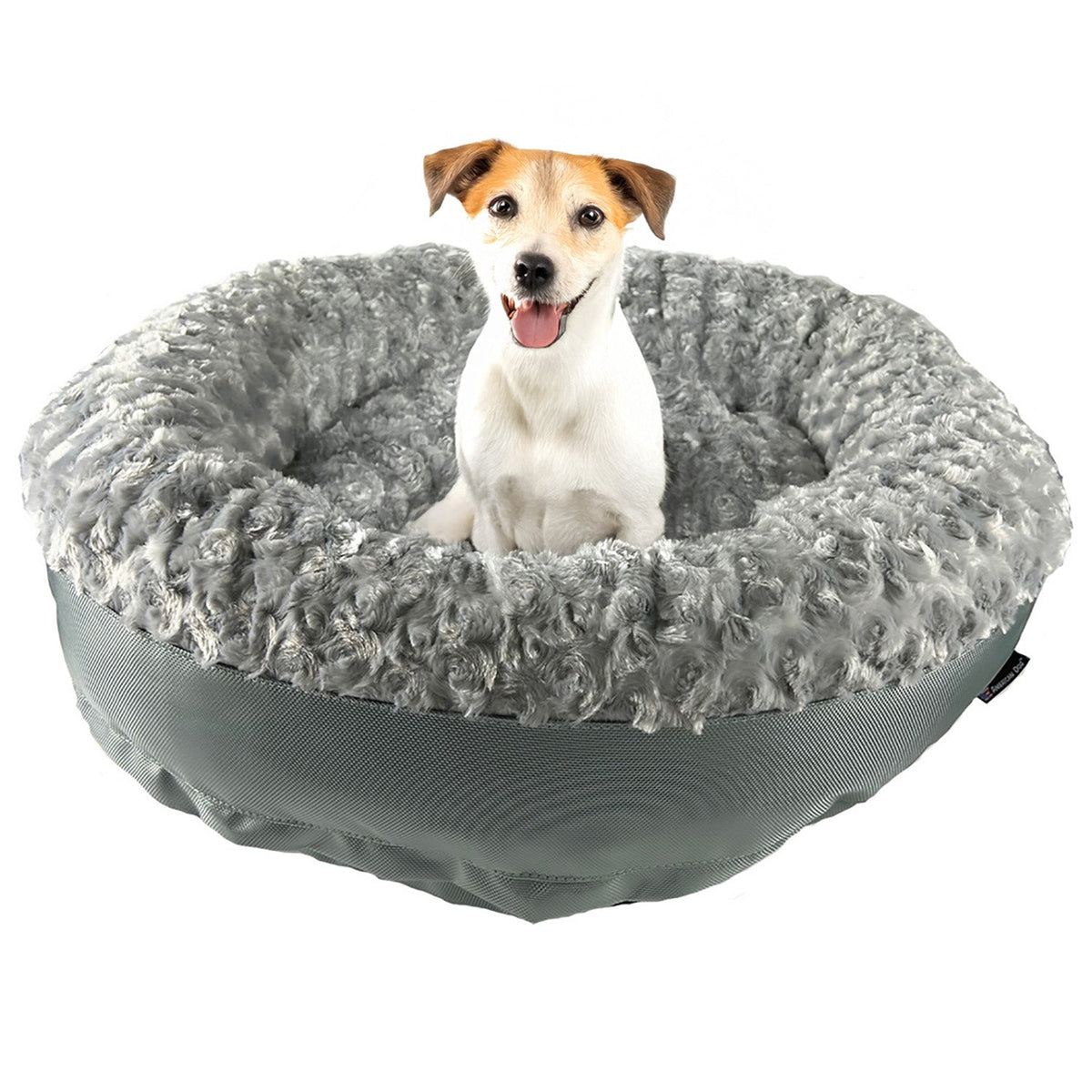 Round Bolstered Furvana Dog Bed