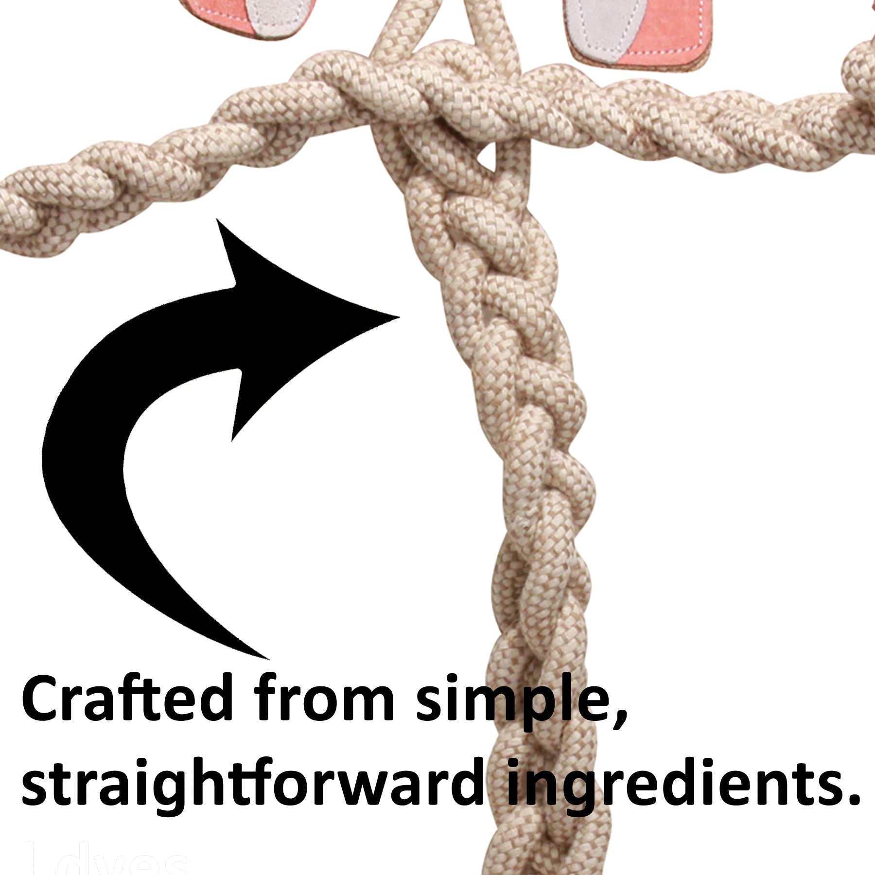 Natural Rope Knottie Dog Toys, 3 Pack, XL (16mm rope diameter)