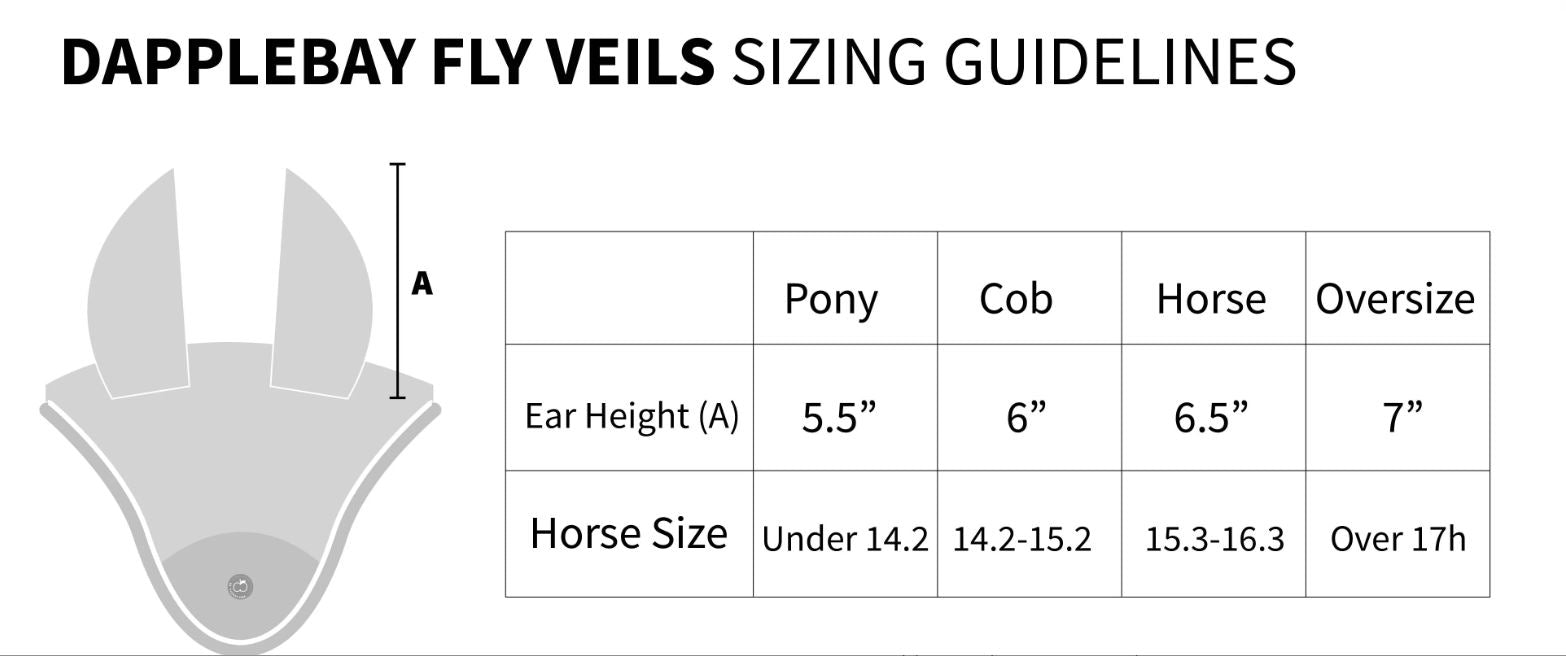 Dapplebay Vintage Floral Pony Fly Veil