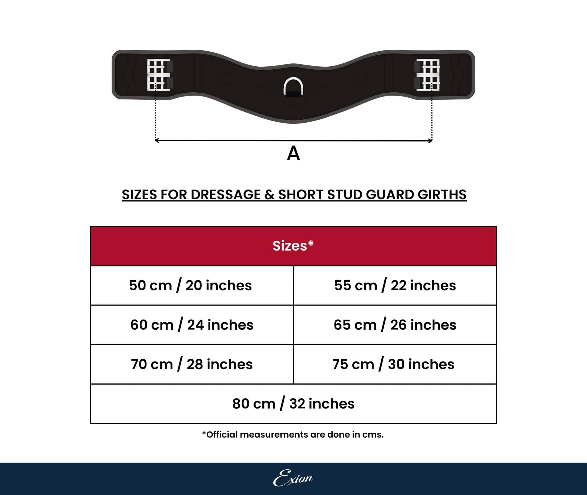 ExionPro Joint Dressage Girth