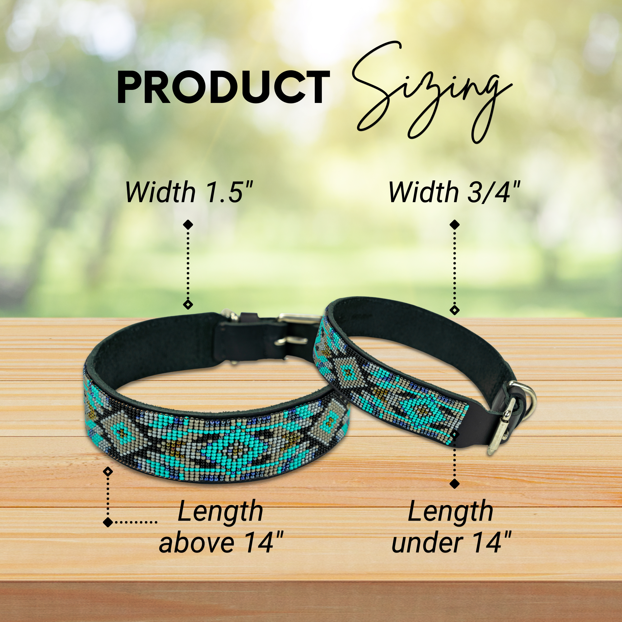 Aspen Sambboho dog collar (made to order)