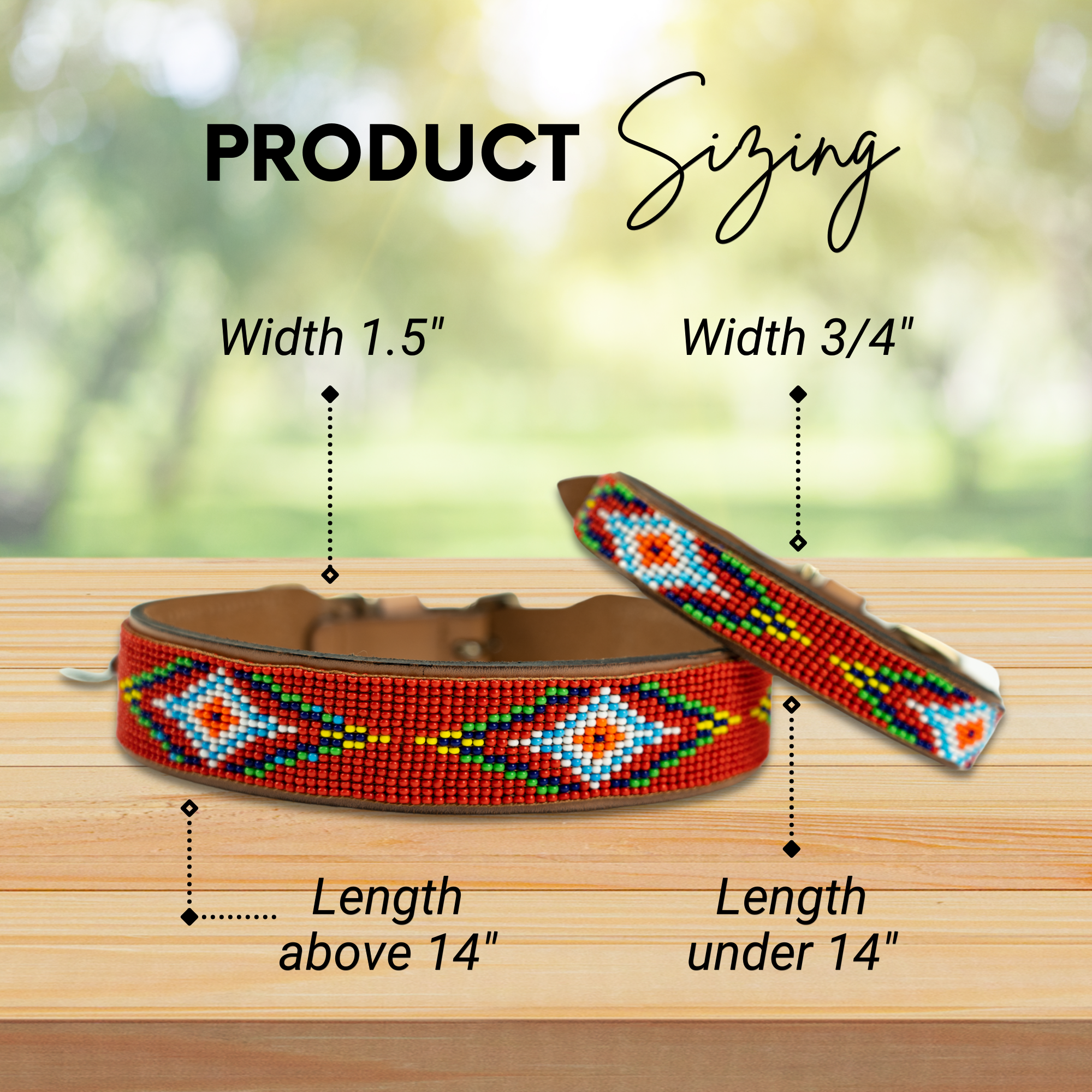 Red Vogue Sambboho dog collar