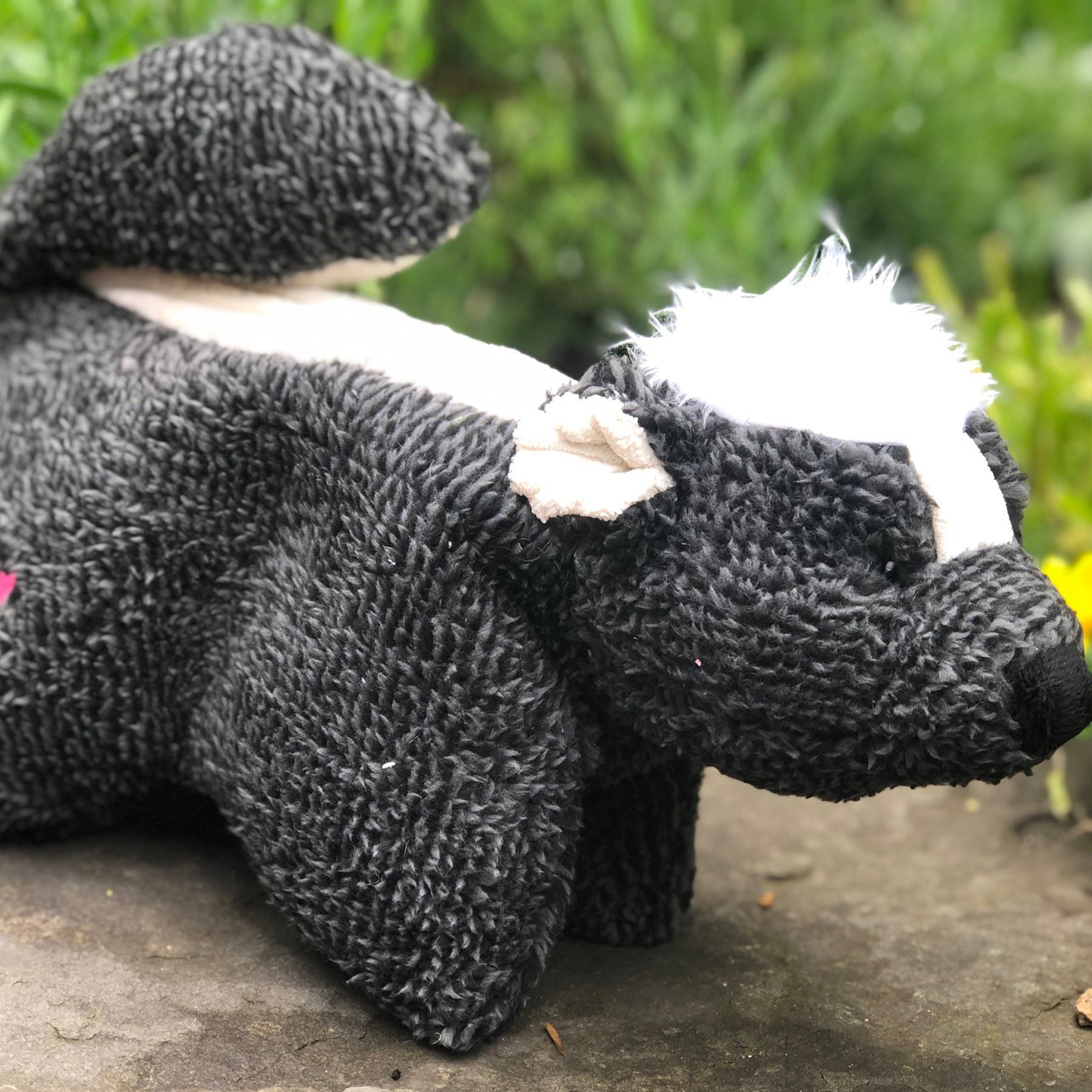 SquooshieTM Skunk Plush Dog Toy