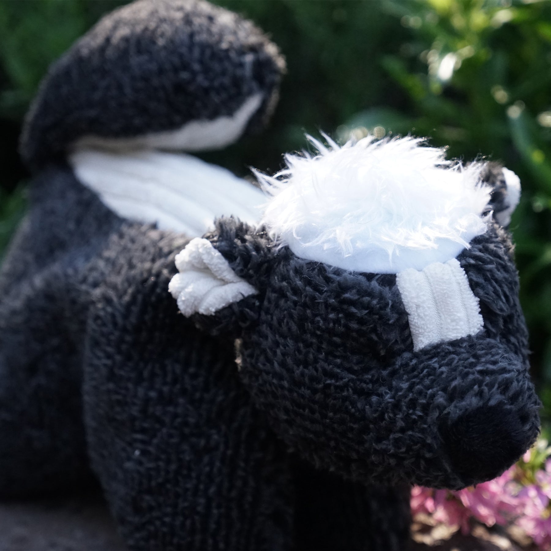 SquooshieTM Skunk Plush Dog Toy