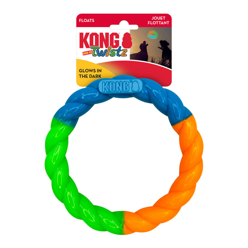 Kong Twistz High-Viz Ring - HT Animal Supply