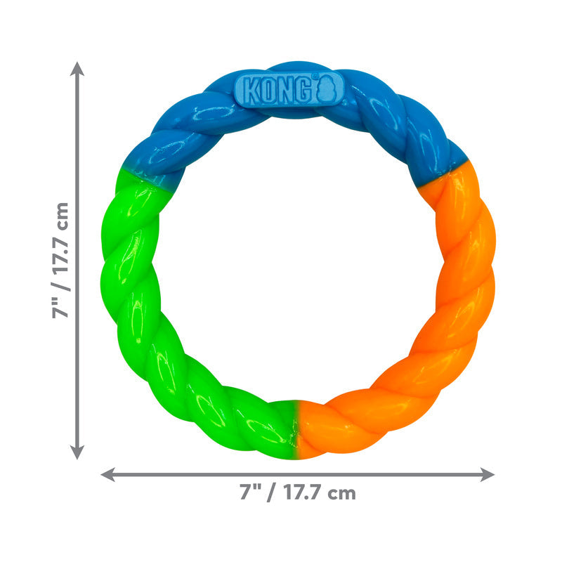 Kong Twistz High-Viz Ring - HT Animal Supply