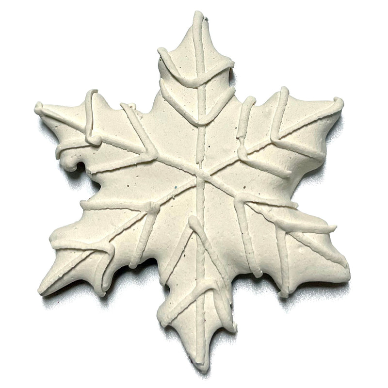 Bubba Rose Snowflake Dog Treat (Iced Dog Cookie)