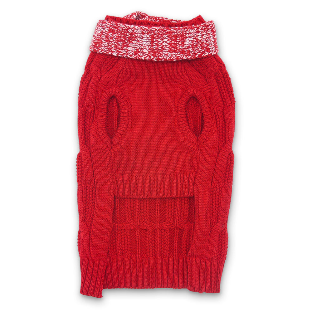 DOGO Snowman Scarf Dog Sweater