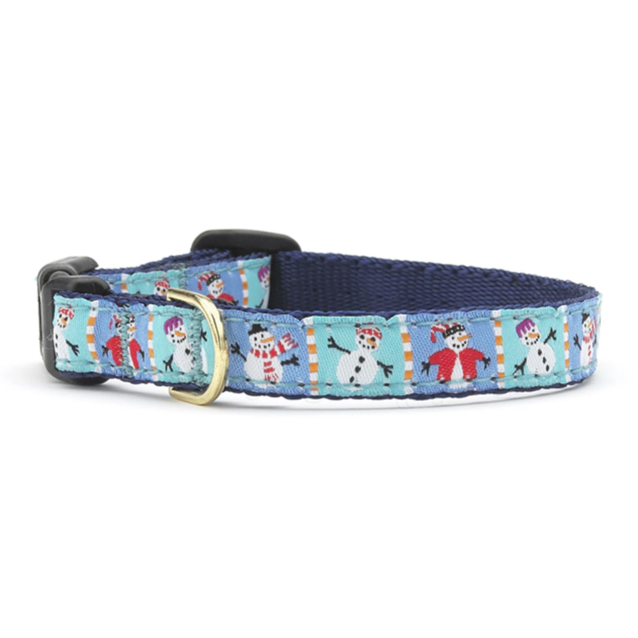 Snowman Small Breed Dog Collar