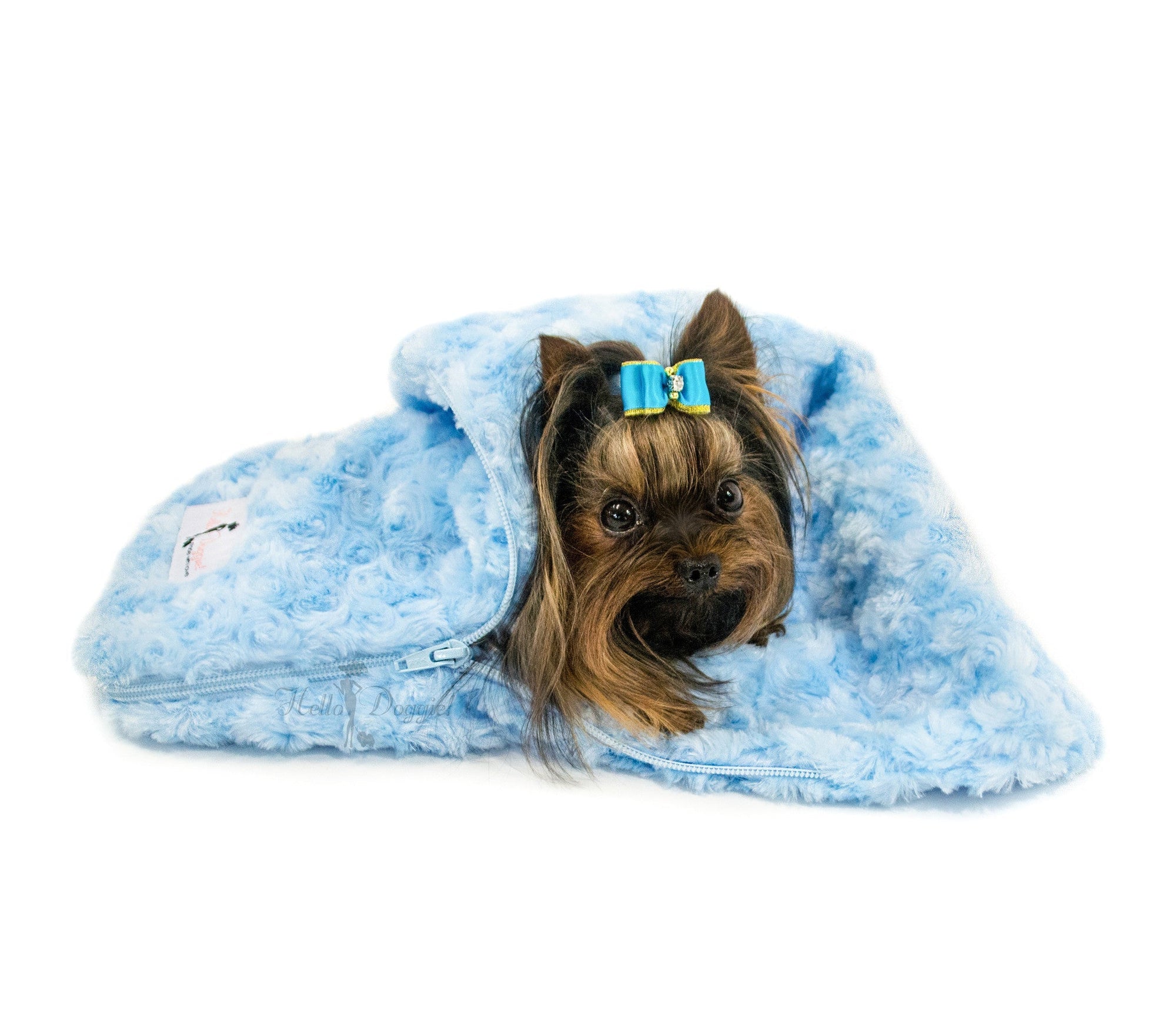 Hello Doggie Snuggle Pup Blue Dog Sleeping Bag