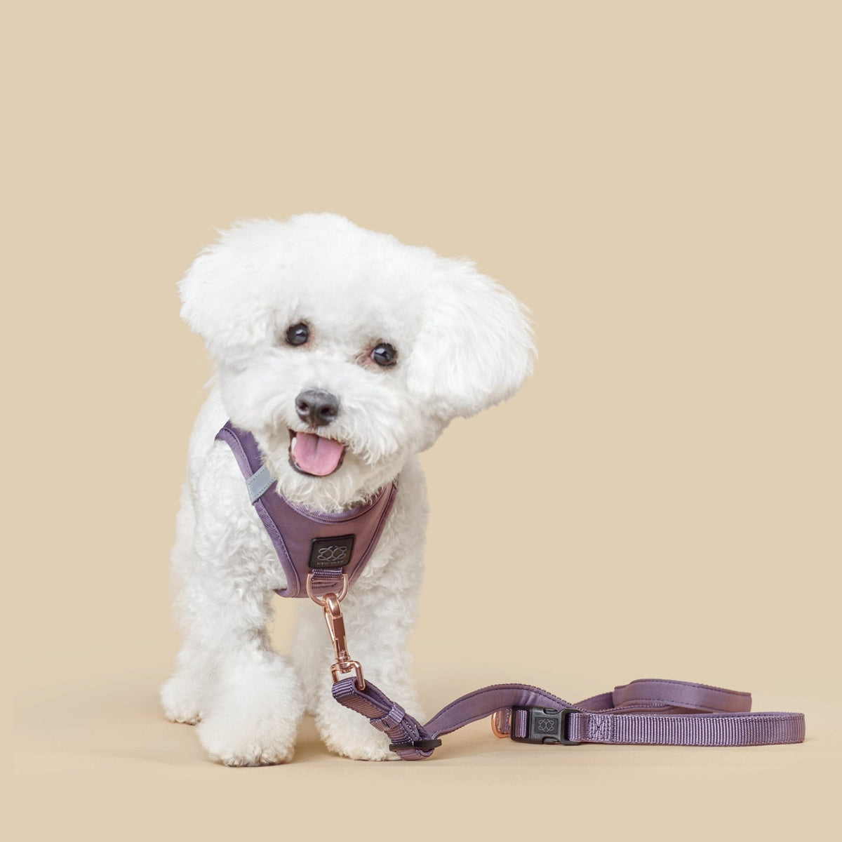 DOGISTRY SoHo Dog Harness - Lilac Gray
