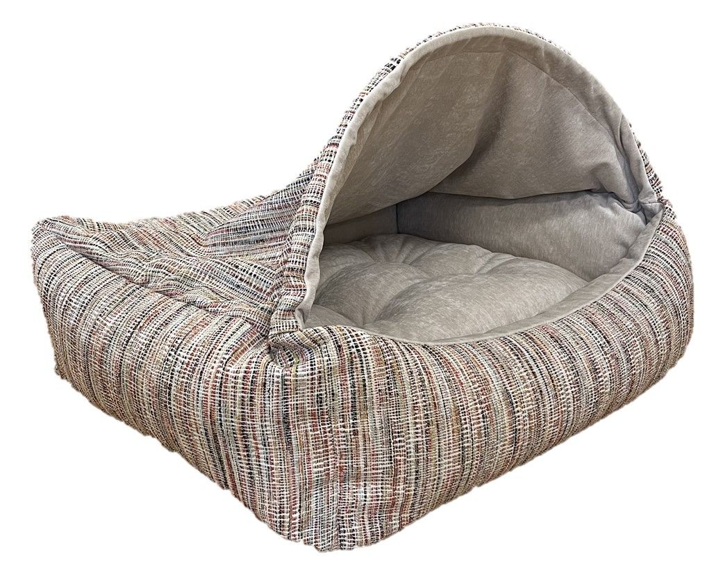 Winter White-Faux Fur Canopy Bed