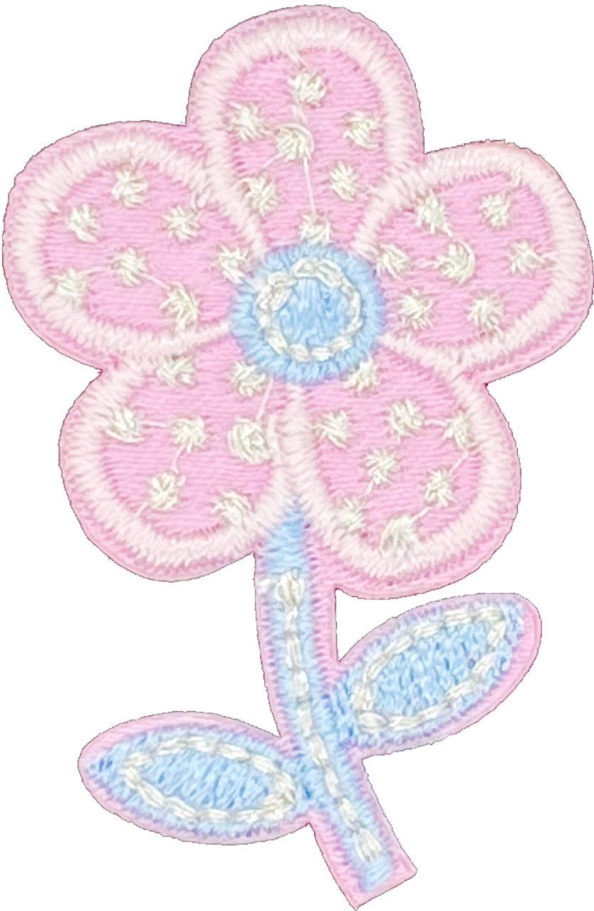 Sparkle Pink Flower - Patch