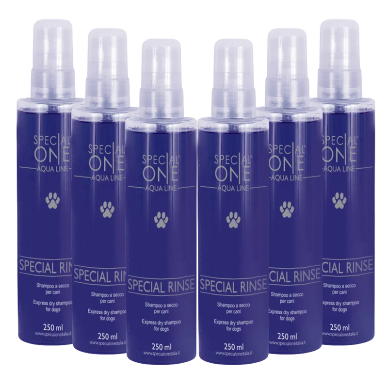 Special One Dog Special Rinse Dry Shampoo box of 6 250 ml