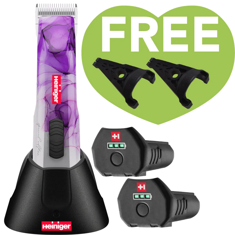 Opal Special Edition Cordless Clipper 2 Batteries with Free Grip by Heiniger