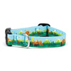 Up Country Get Outdoors Printed Cast Brass Dog Collar