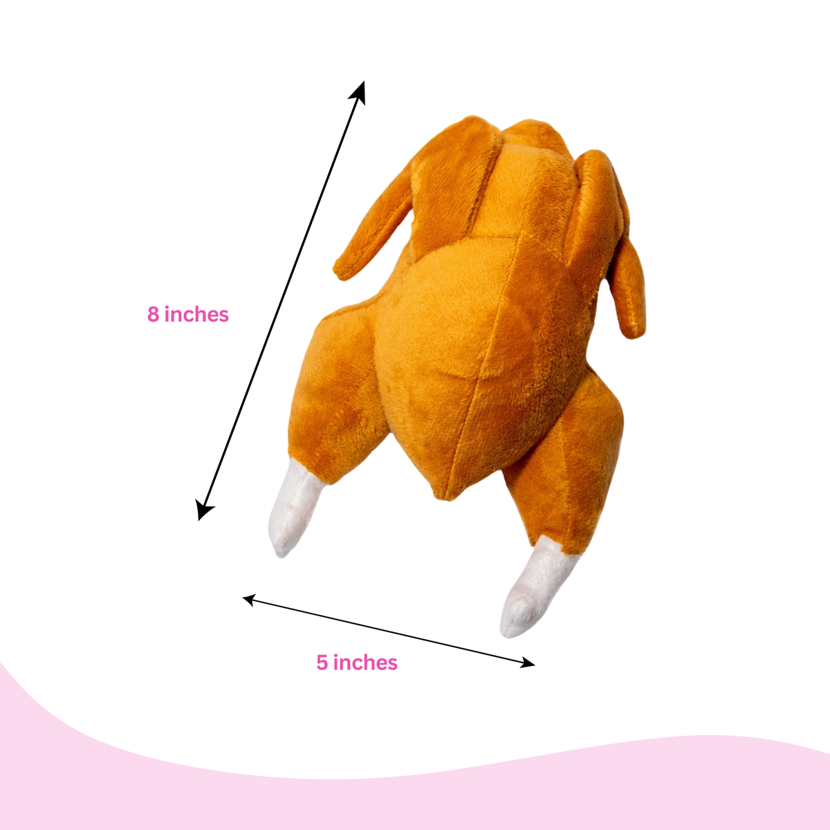 Glow Pups: Thanksgiving Turkey Squeaky Plush Dog Toy
