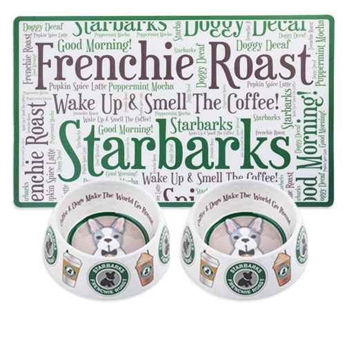 Haute Diggity Dog Starbarks Bowl & Placemat Bundle