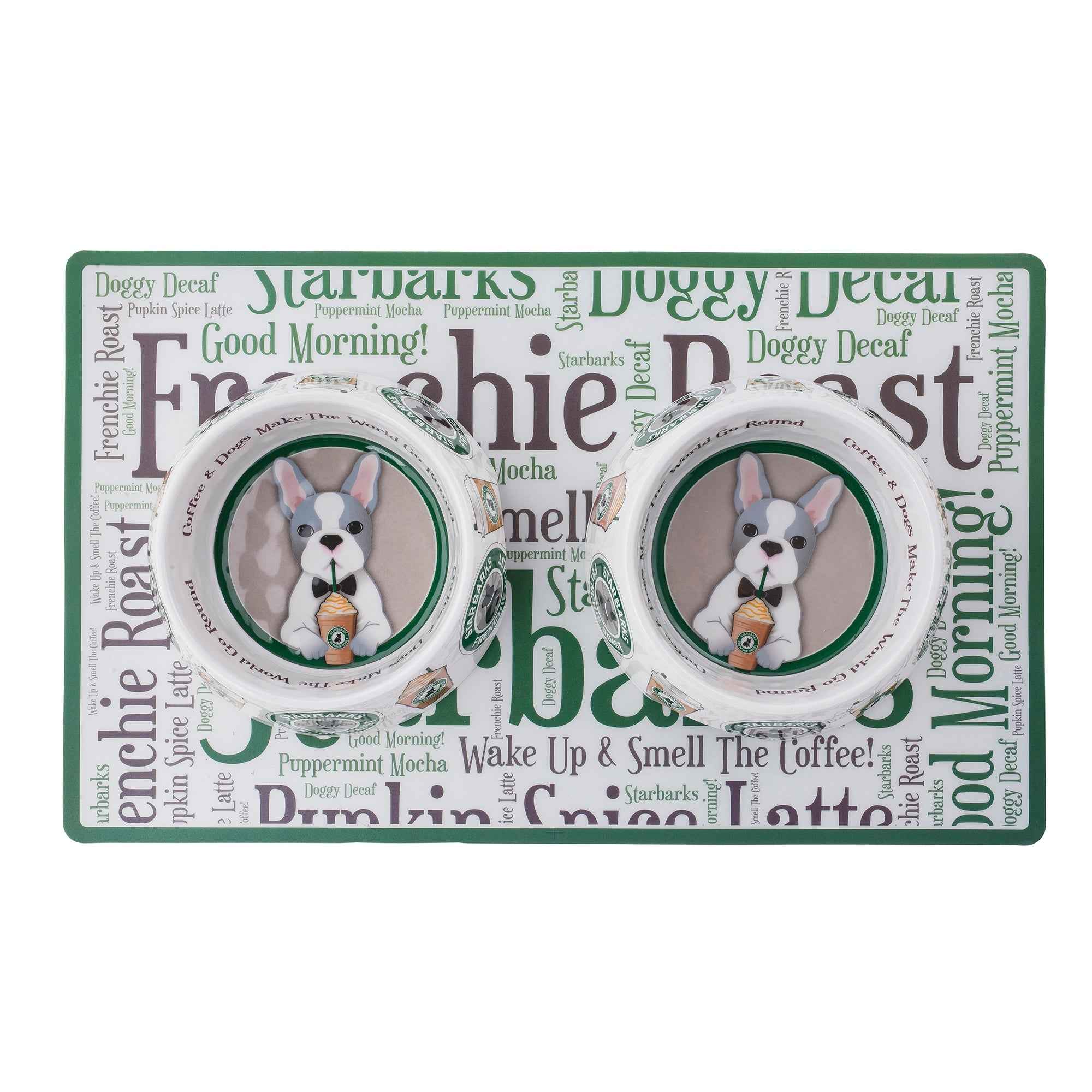 Haute Diggity Dog Starbarks Bowl & Placemat Bundle