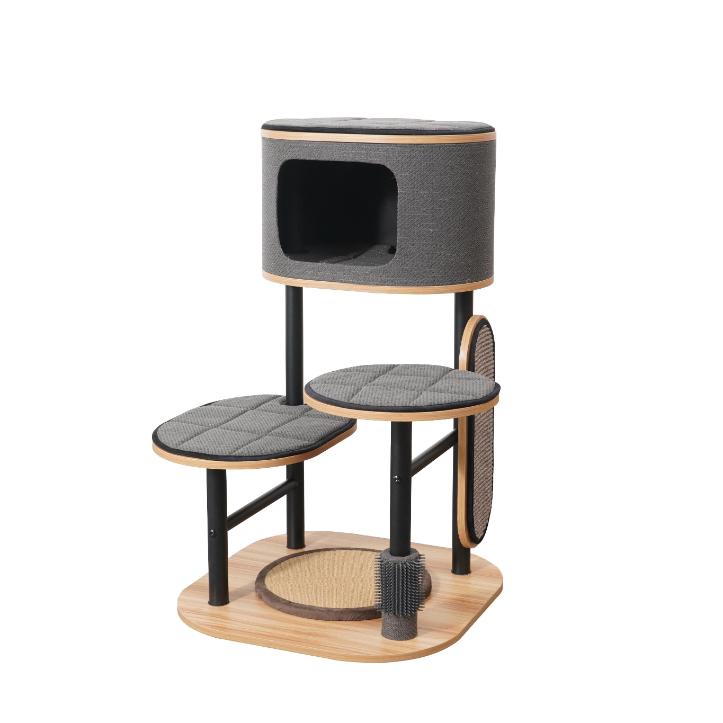 Starbz Industrial Style Modern Medium 4 Level Cat Tower