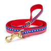 Up Country Stars and Stripes Cast Brass Dog Leash