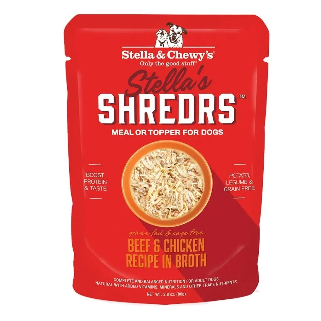 Stella & Chewy’s Shredrs Beef & Chicken Dog Food (2.8oz)