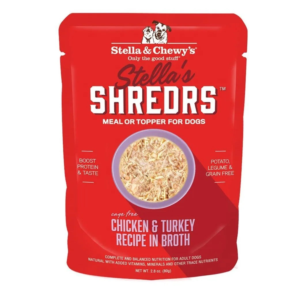 Stella & Chewys Shredrs Chicken & Turkey Dog Food (2.8oz)