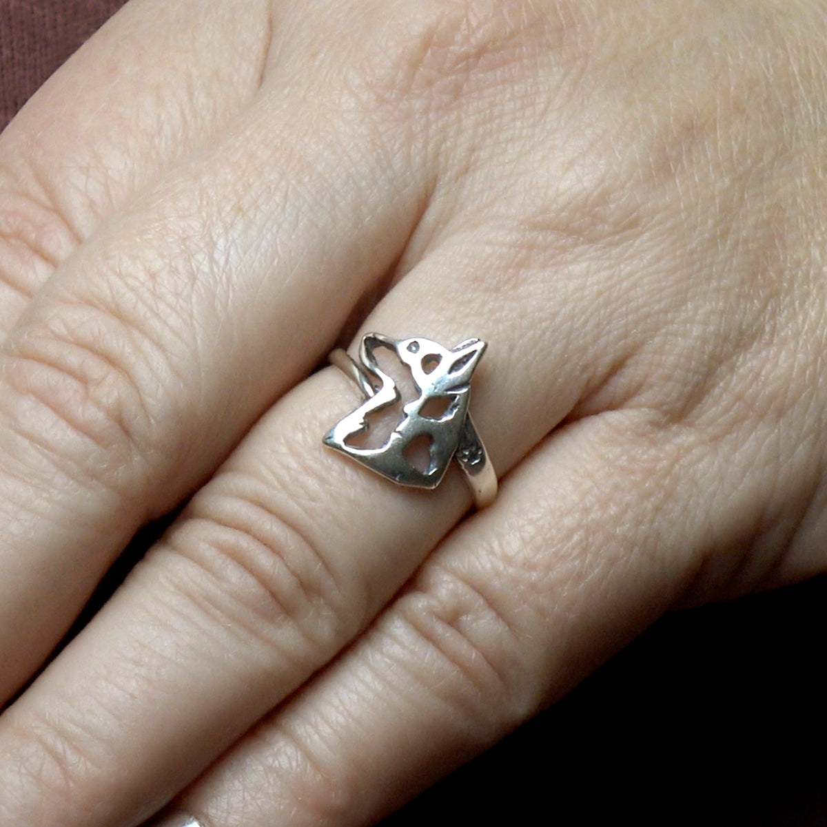 Sterling Silver Pembroke Welsh Corgi Ring
