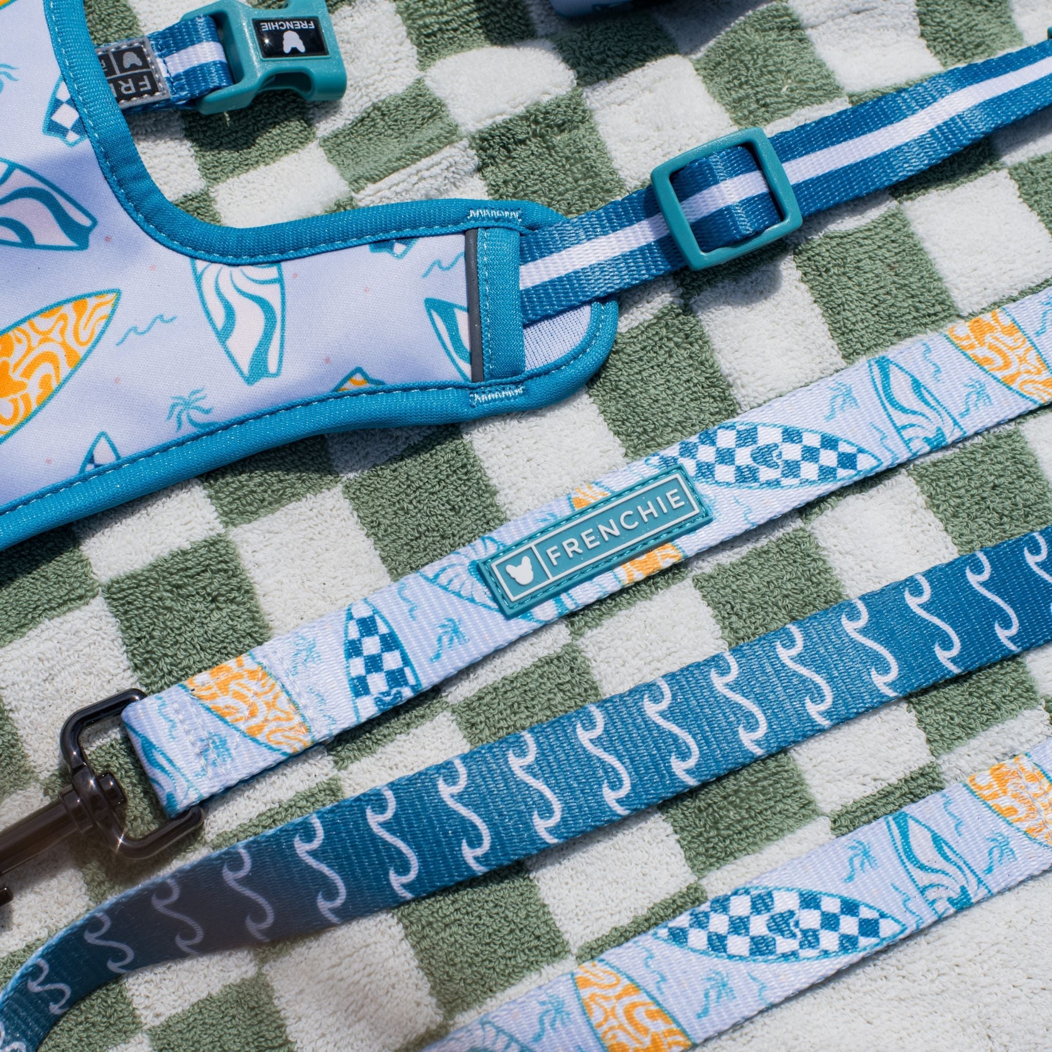 Frenchie Comfort Leash - Surfboard