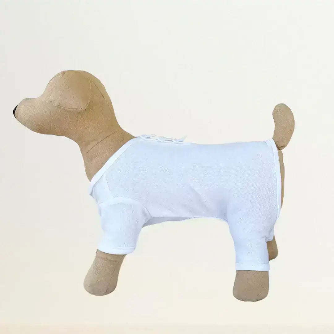 Sweet Dreams Dog Pajamas-White