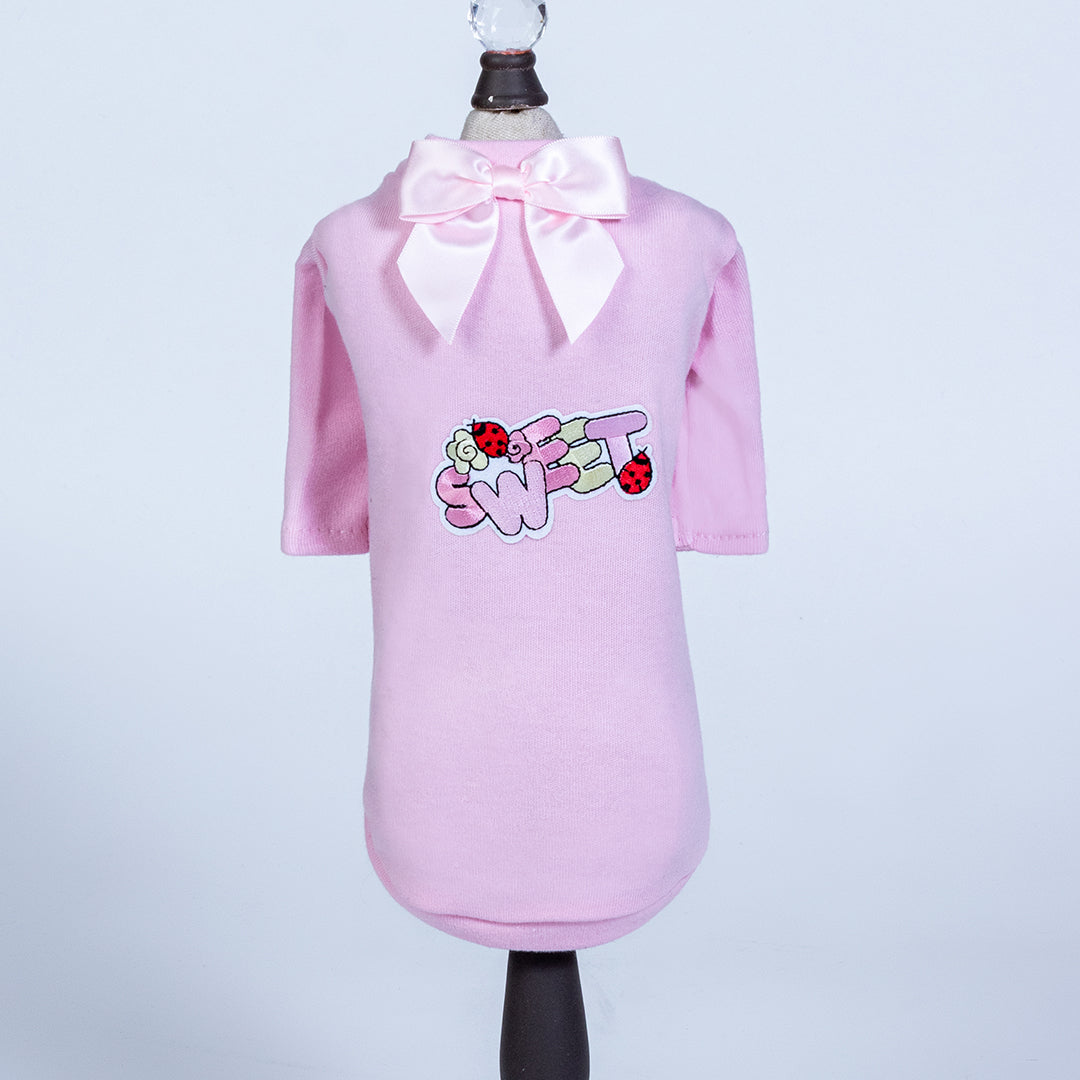 Hello Doggie Sweet Satin Cotton Dog Shirt