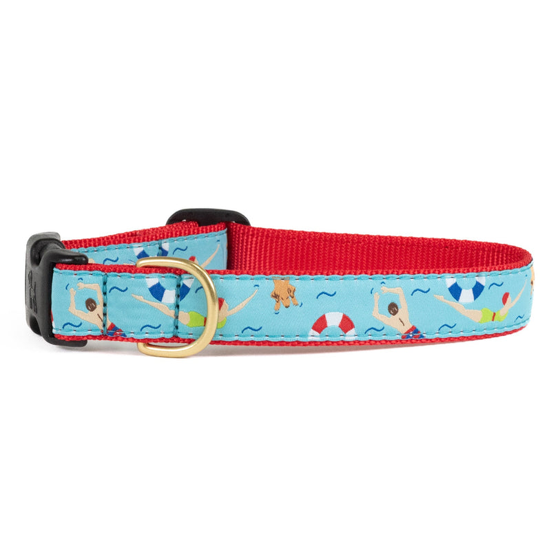 Up Country Swim Time Narrow Dog Collar
