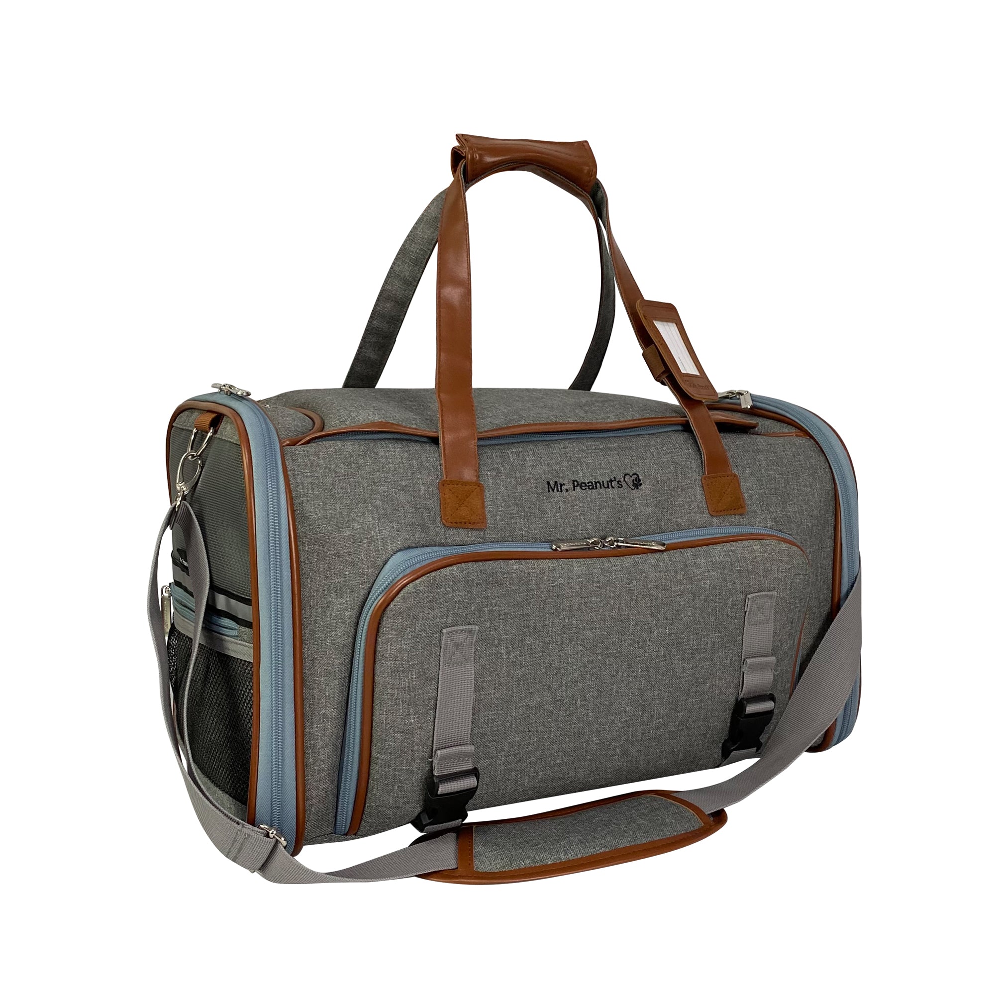 Mr. Peanuts Gold Series Big Apple XL Size Airline Compliant Double Expandable Pet Carrier 