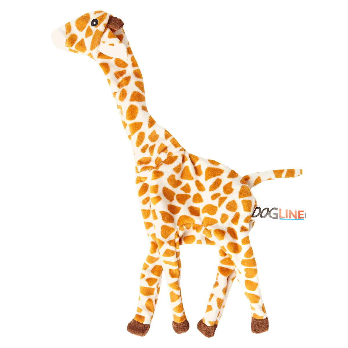 Dogline 12-Inch Giraffe Crinkle Dog Toy