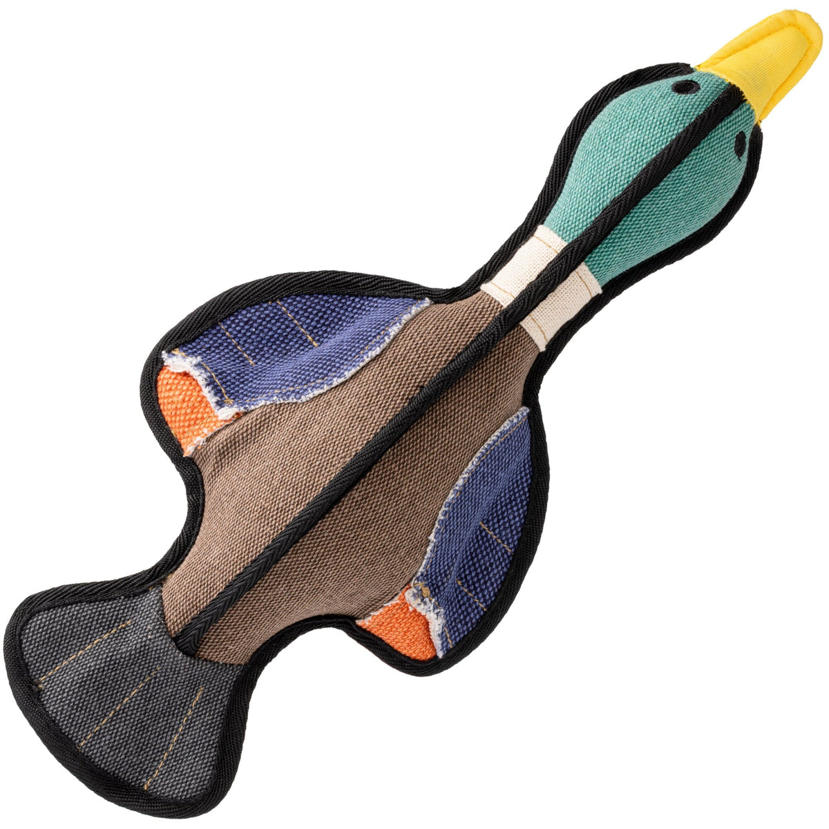 Dogline 15-Inch Nature Duck Animal Squeaky Dog Toy