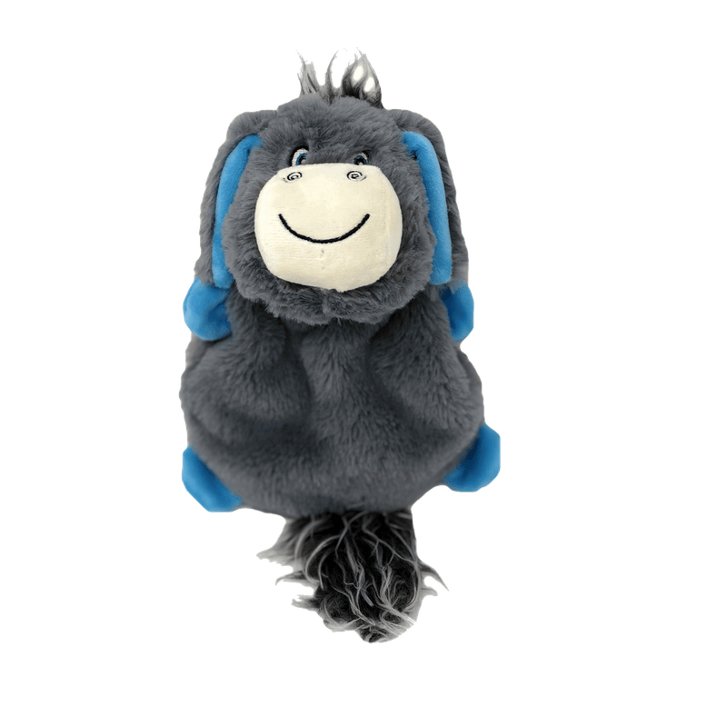 Dogline 14-Inch Donkey with Moving Ears Dog Toy