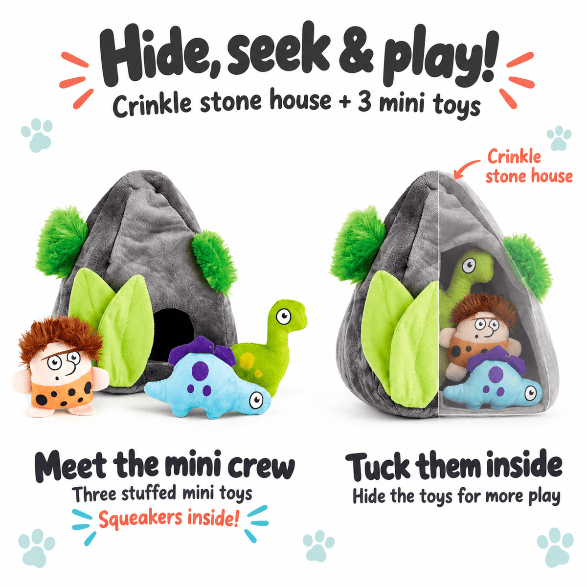 Dogline Interactive Dog Toy Collection with a Surprise Inside