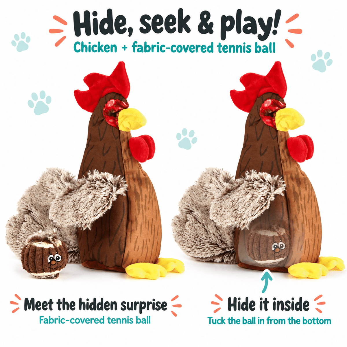 Dogline Interactive Dog Toy Collection with a Surprise Inside