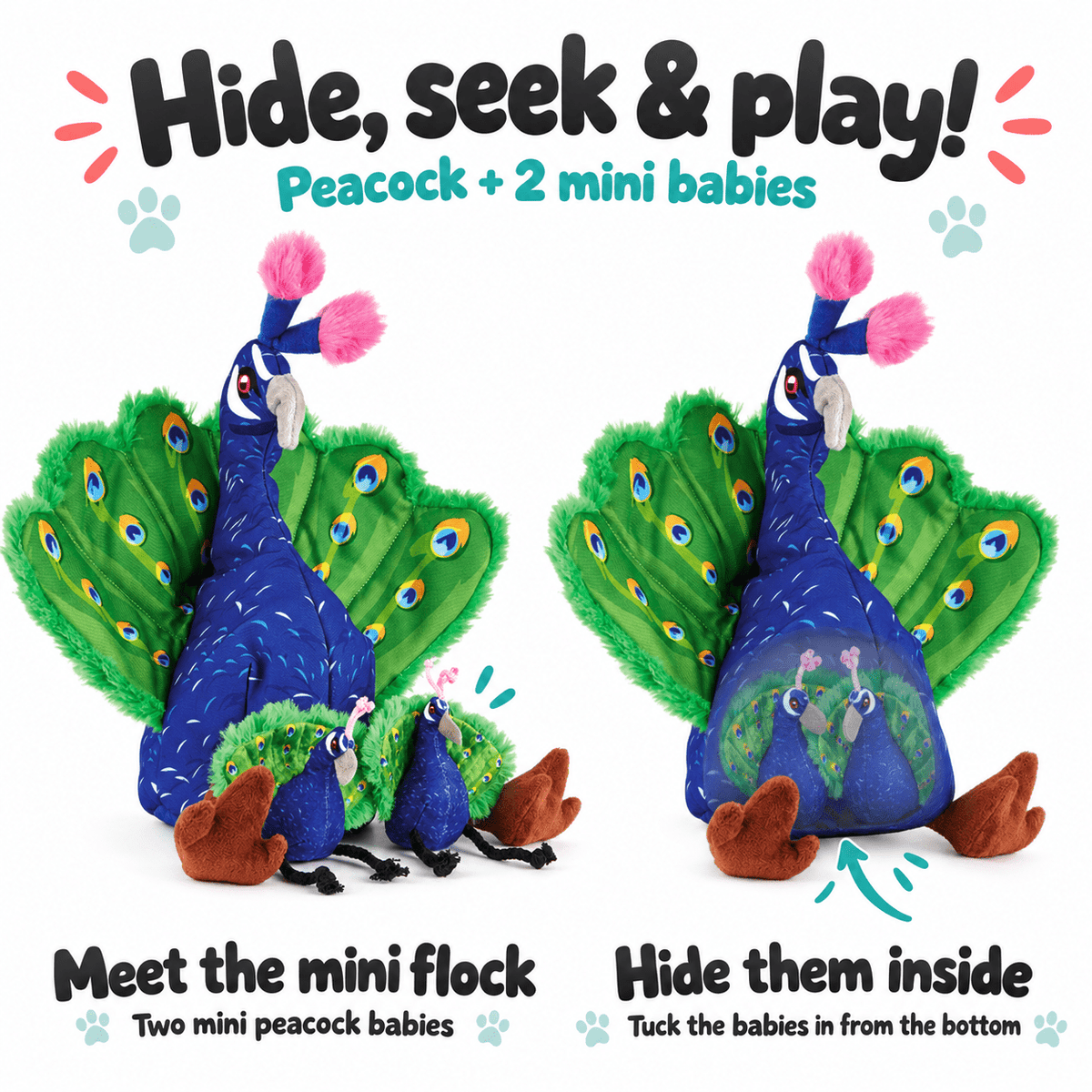 Dogline Interactive Dog Toy Collection with a Surprise Inside