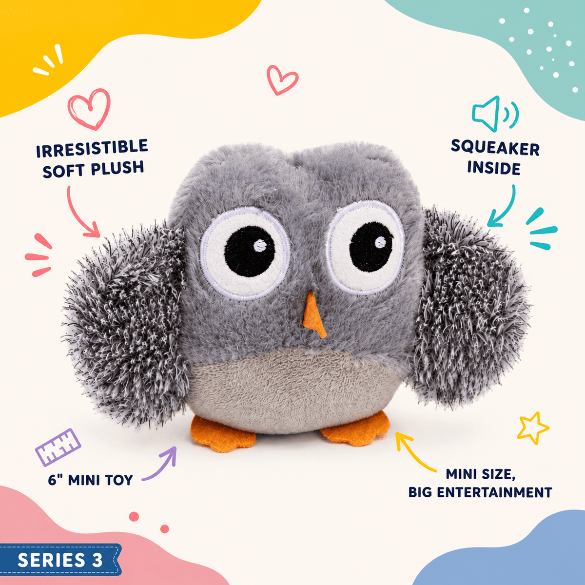 Dogline Mini Plush Dog Toy Collection - Series 3