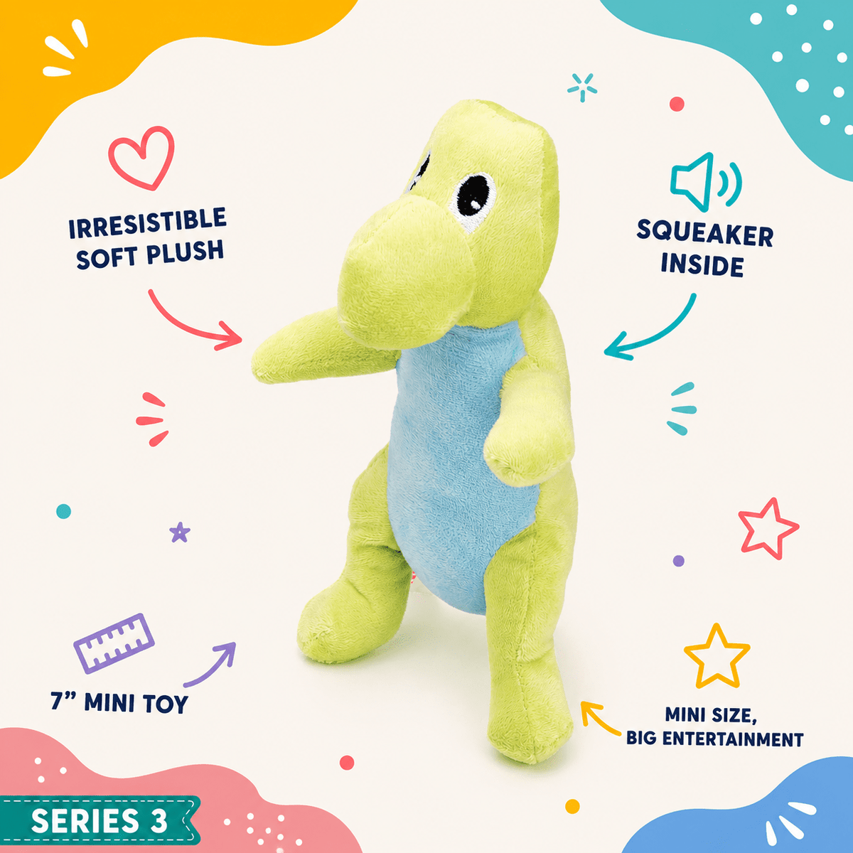Dogline Mini Plush Dog Toy Collection - Series 3