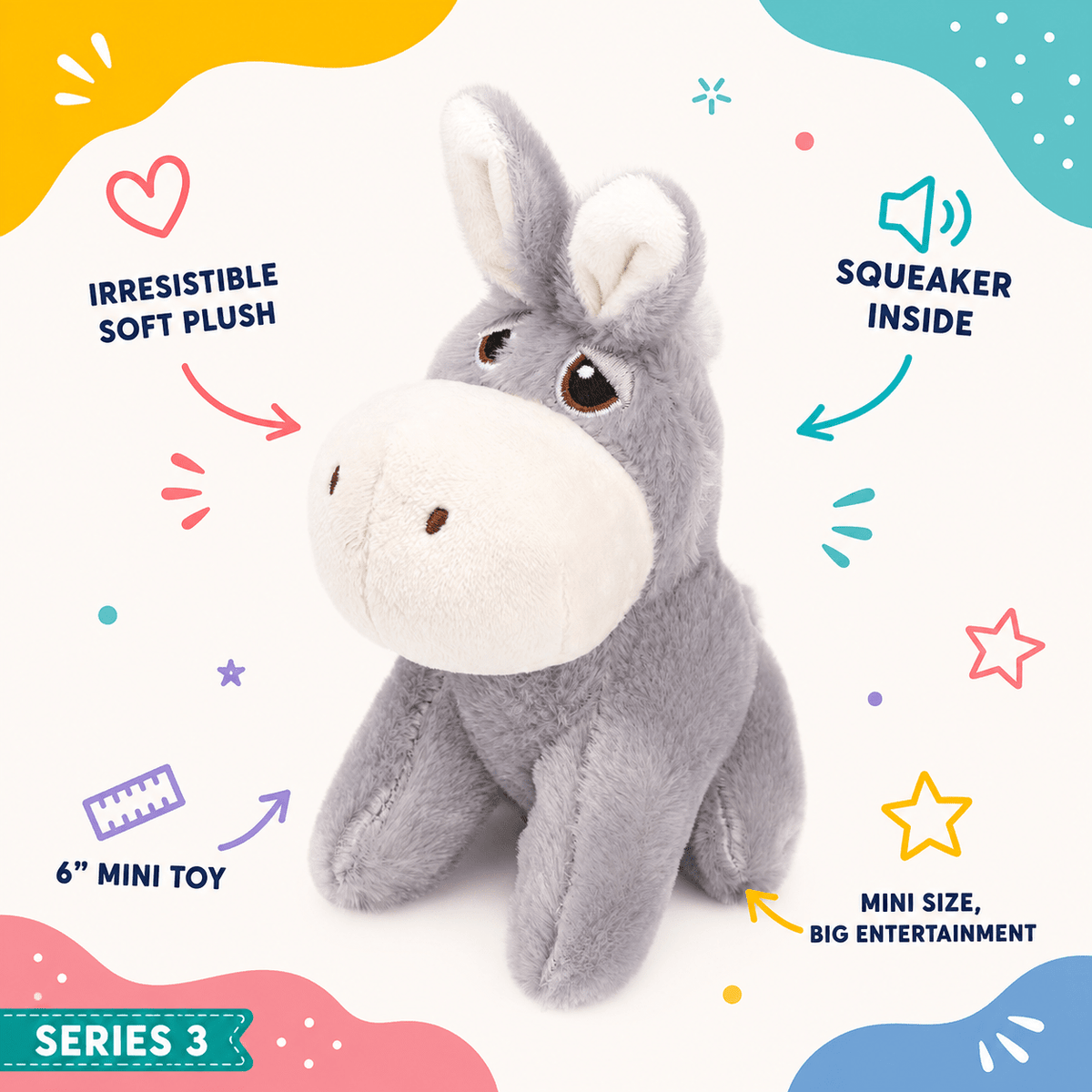Dogline Mini Plush Dog Toy Collection - Series 3