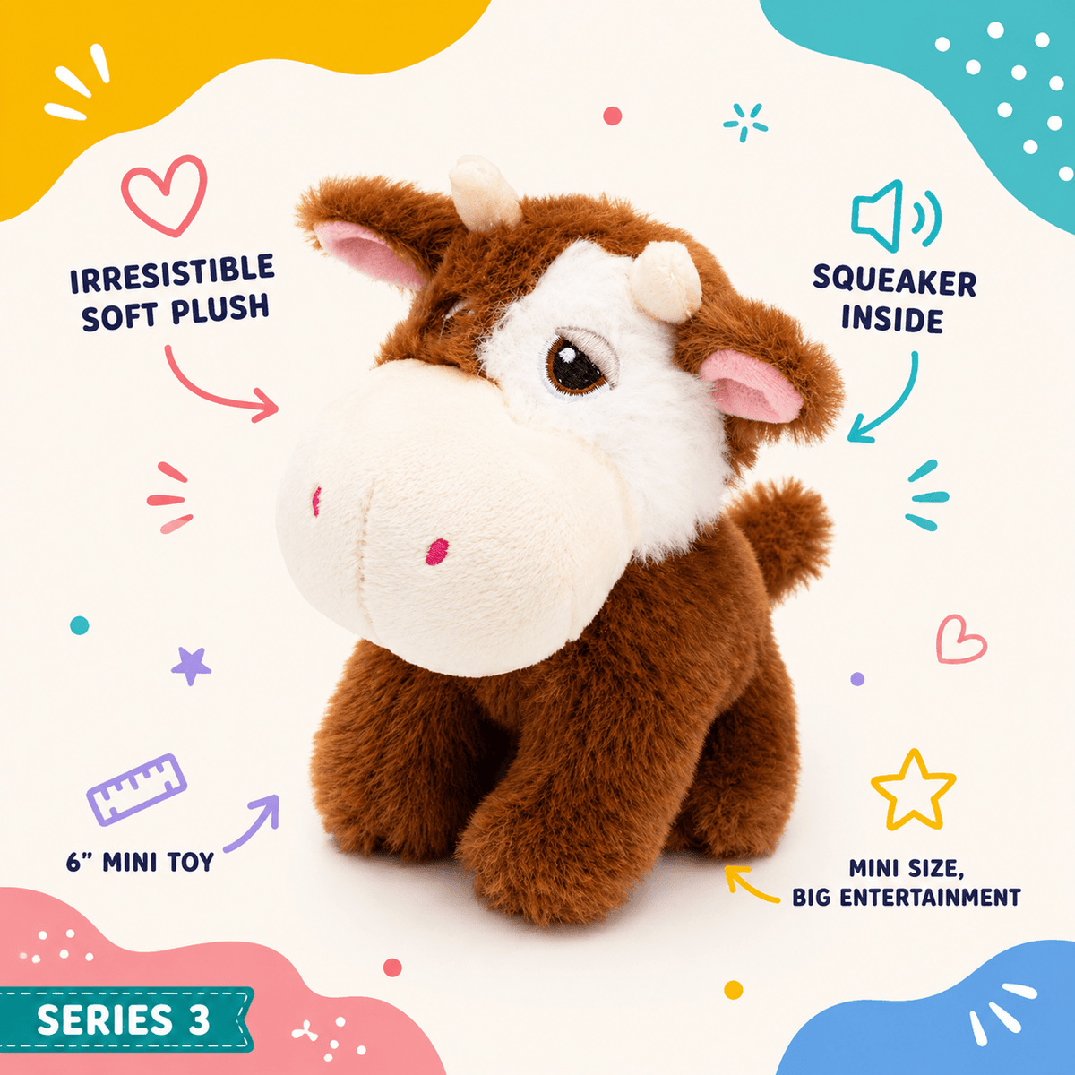 Dogline Mini Plush Dog Toy Collection - Series 3