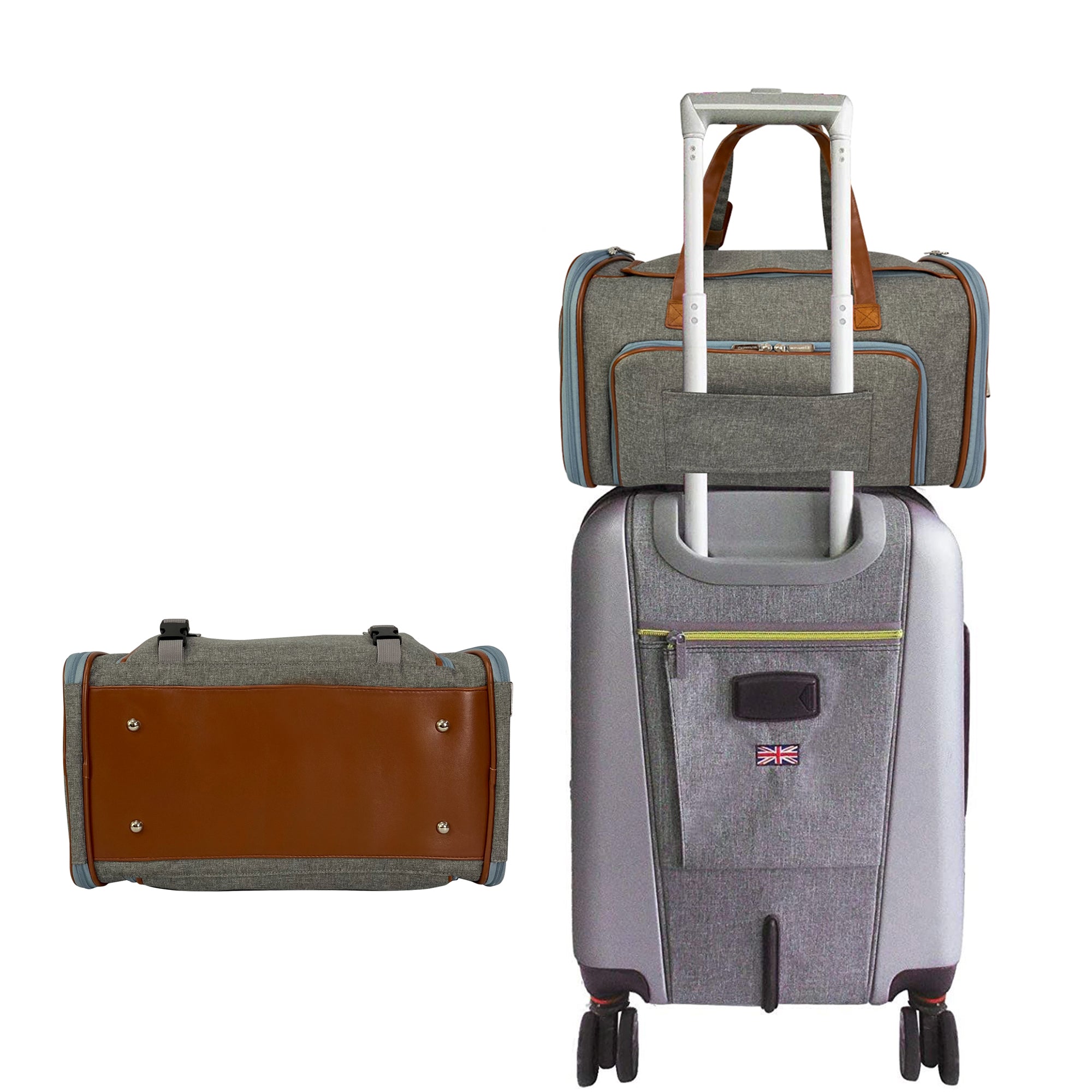 Mr. Peanuts Gold Series Big Apple XL Size Airline Compliant Double Expandable Pet Carrier 