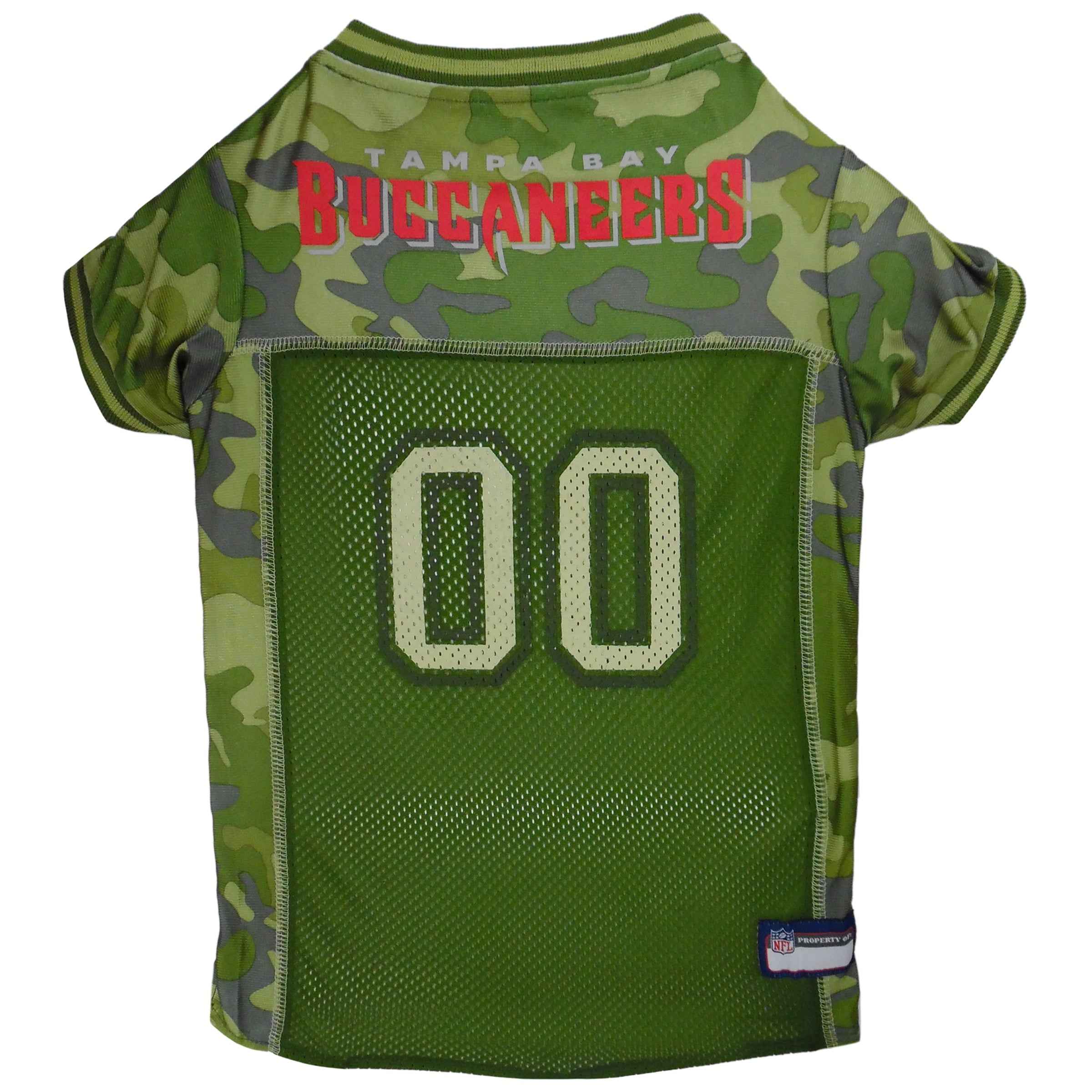 NFL Tampa Bay Buccaneers Camo Mesh Pet Jersey